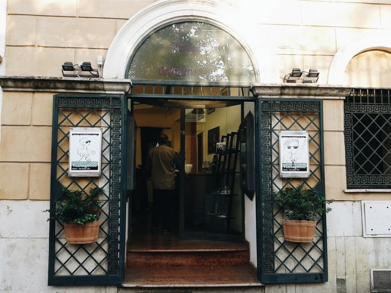 The chic vintage eyewear store Vintage Goo on Via Giulia 197, has styles ranging from the 50's to the 90's, with frames that have been carefully maintained throughout the years. It's easy to spot when you go for a stroll along Via Giulia.