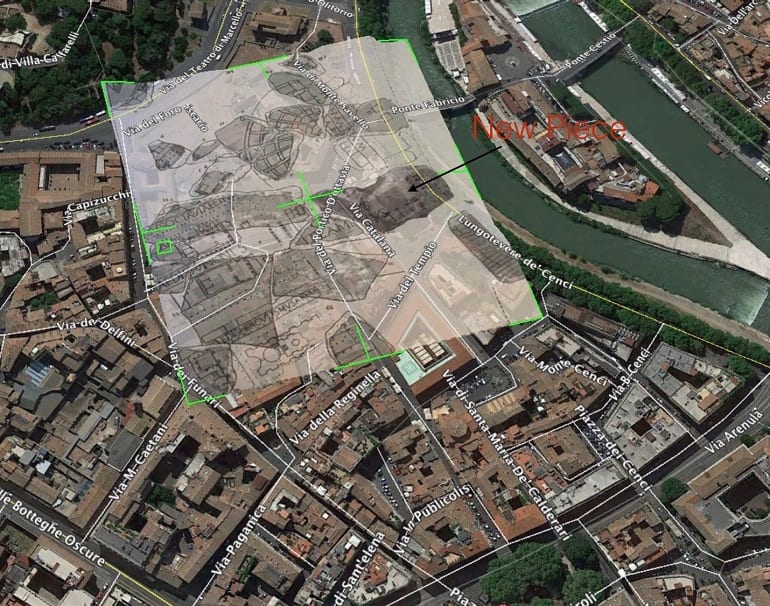 A Newly Discovered Piece of Ancient Map of Rome On Display
