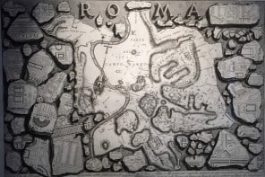 A Newly Discovered Piece of Ancient Map of Rome On Display
