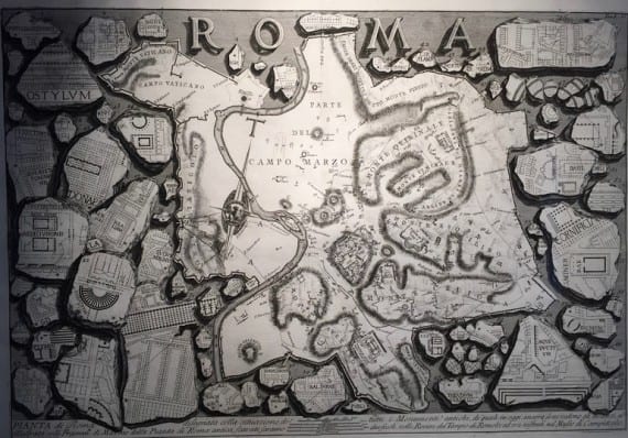 A Newly Discovered Piece of Ancient Map of Rome On Display