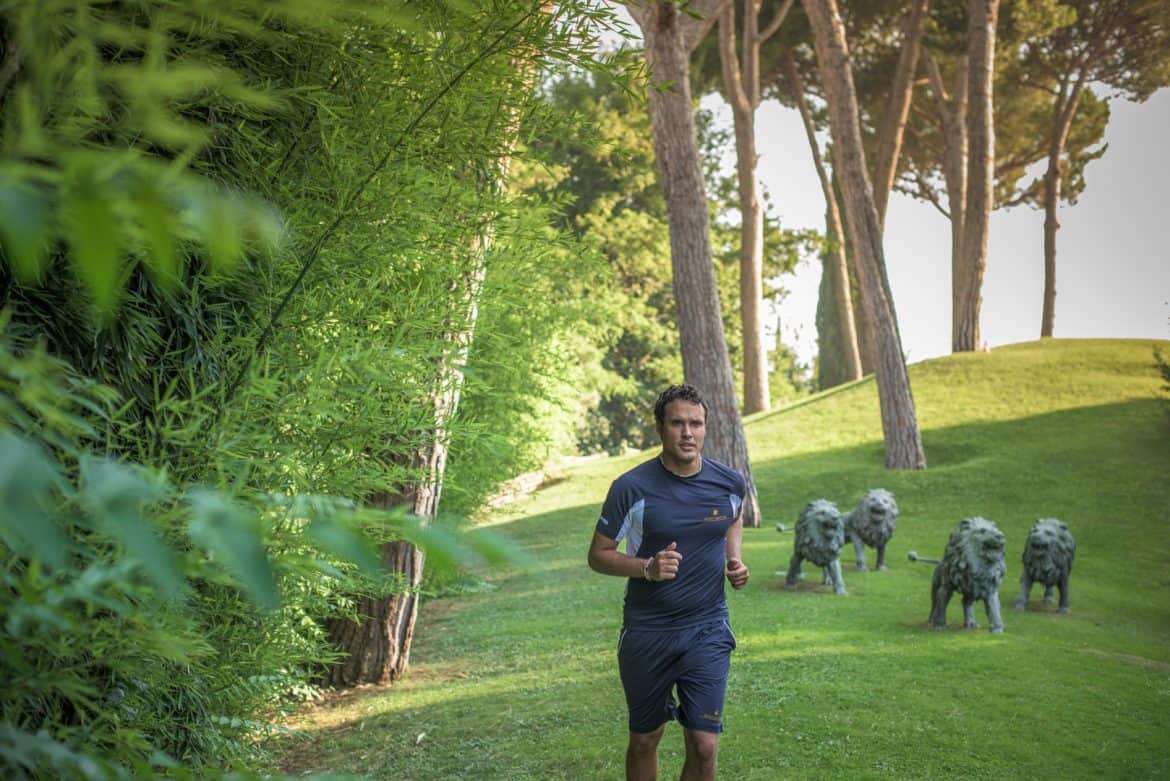 jogging at cavalieri_spa_rome