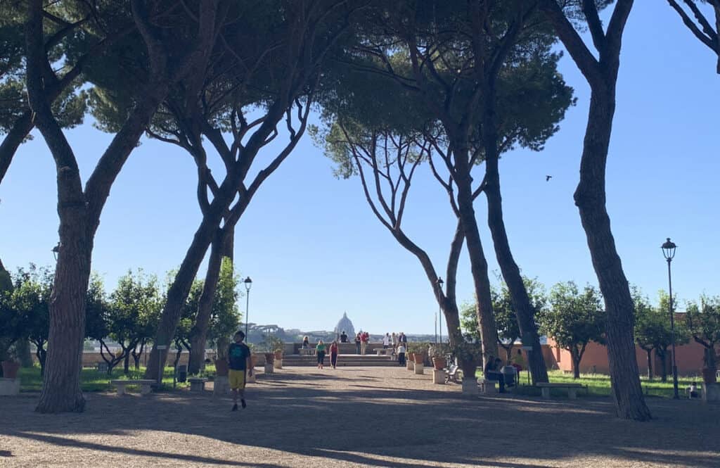 The Orange Garden or Giardino degli Aranci in Rome