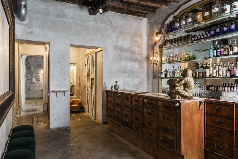 Sacripante Gallery & Cocktail Bar Rome's Monti Neighbourhood