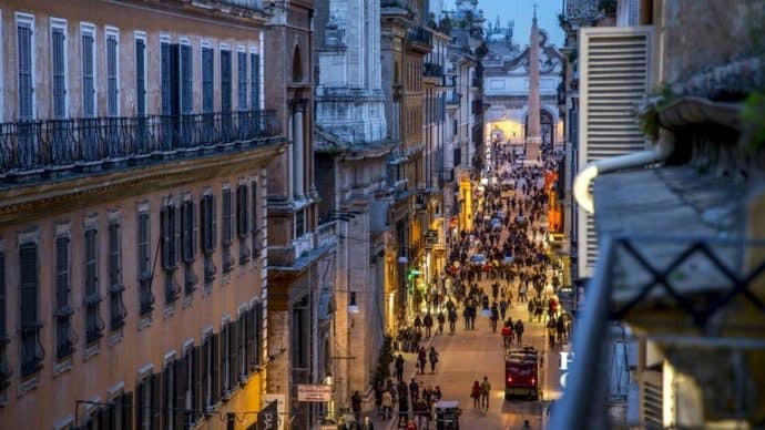 le vie dello shopping a Roma