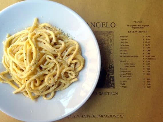 Cacio e Pepe in Rome