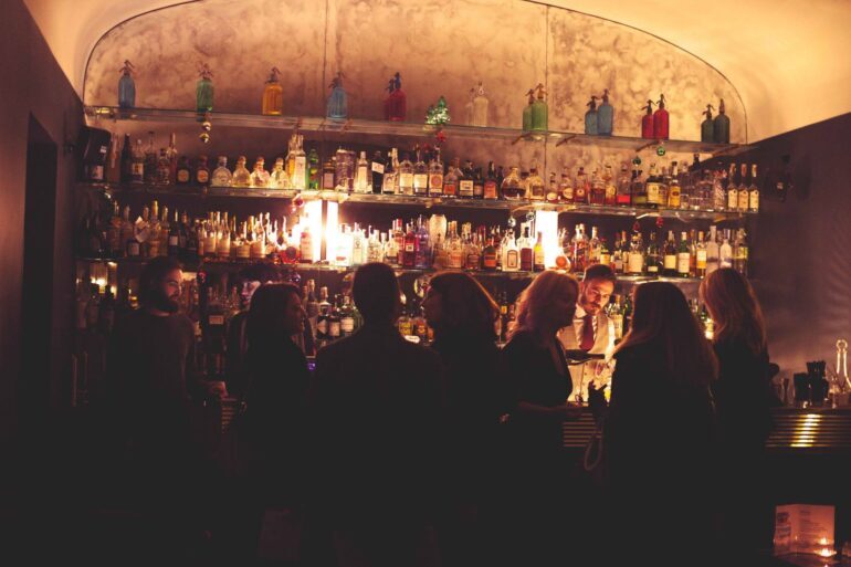 bars around Rome's Campo de' fiori