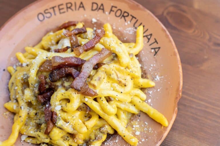 Eating in Campo de' Fiori
