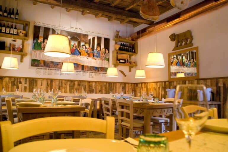 Eating in Campo de' Fiori