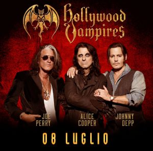 Hollywood Vampires at Postepay Rock in Roma