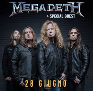 Megadeth at Postepay Rock in Roma