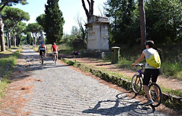 the best cycling routes in rome