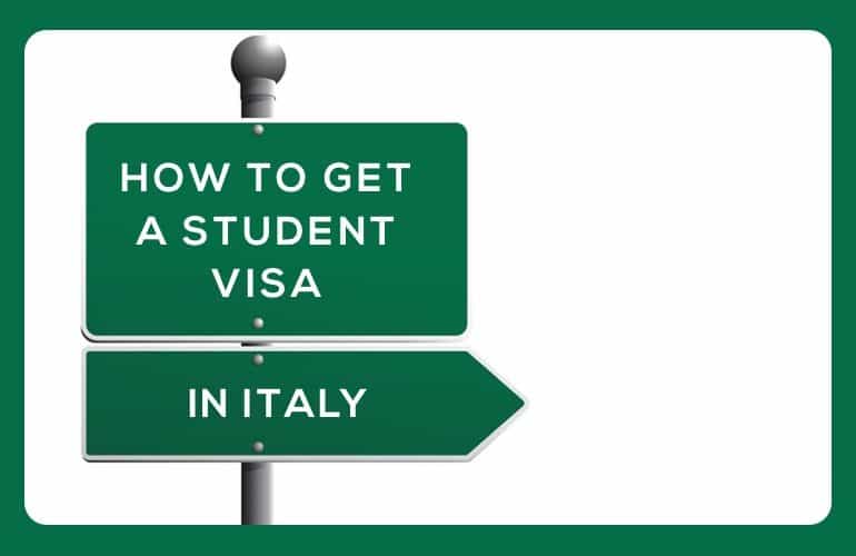 how to get a student visa in Italy