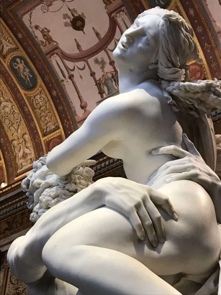 Bernini's sculptures and paintings in Rome's Galleria Borghese
