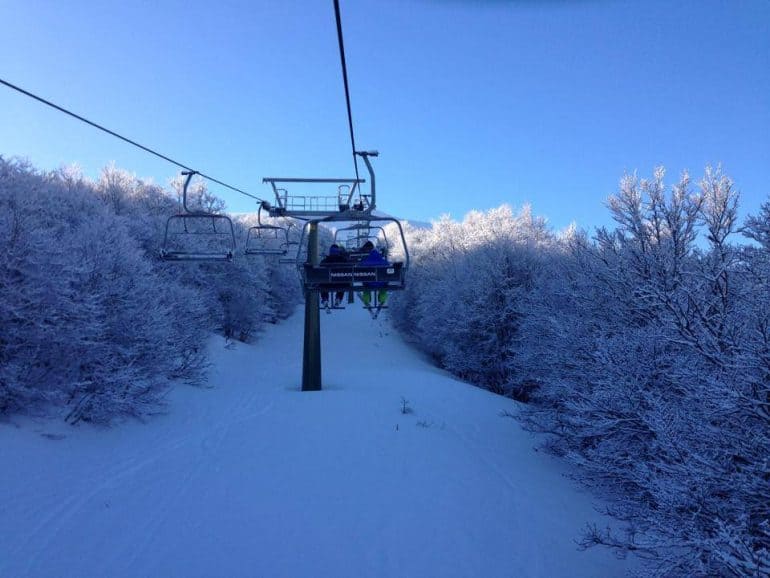 skiing near Rome