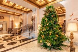 Festive Afternoon Tea with an Italian Touch at Rome's Hotel Eden
