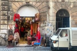 omero e cecilia vintage shop rome