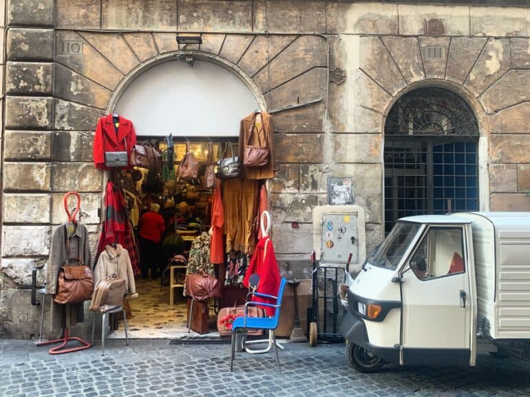 ramp vredig Claire Vintage Shops & Thrift Stores in Rome, Italy - Romeing