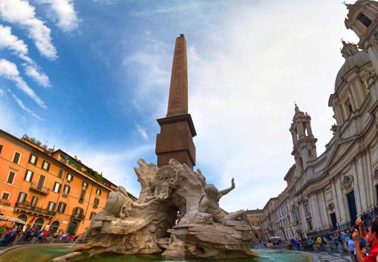 The Piazza Navona neighbourhood of Rome