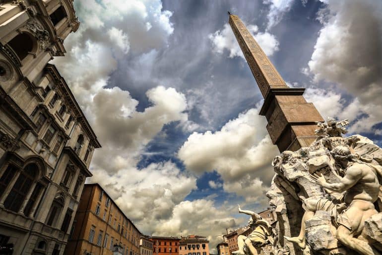 The Piazza Navona neighbourhood of Rome