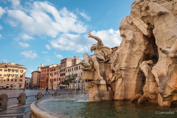 The Piazza Navona neighbourhood of Rome