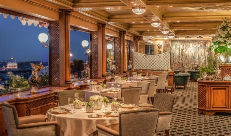 La Pergola Restaurant in Rome