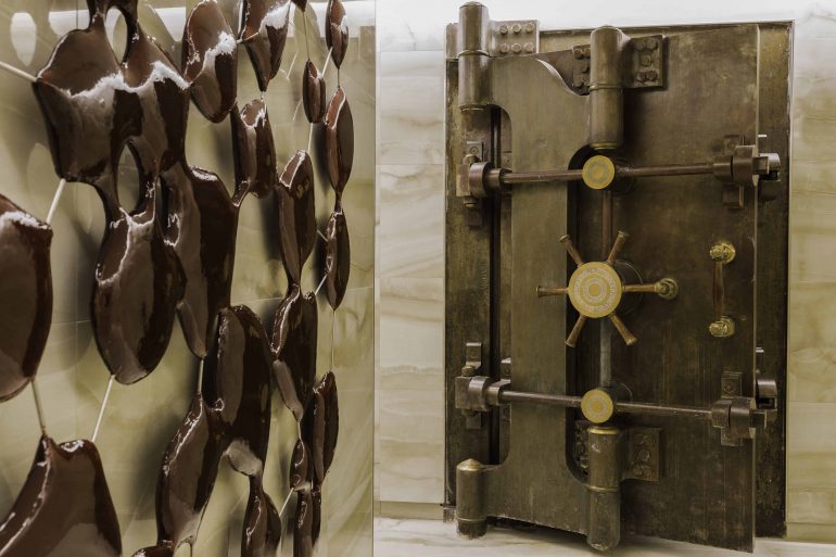 Vault Door at Aleph Hotel Rome Spa