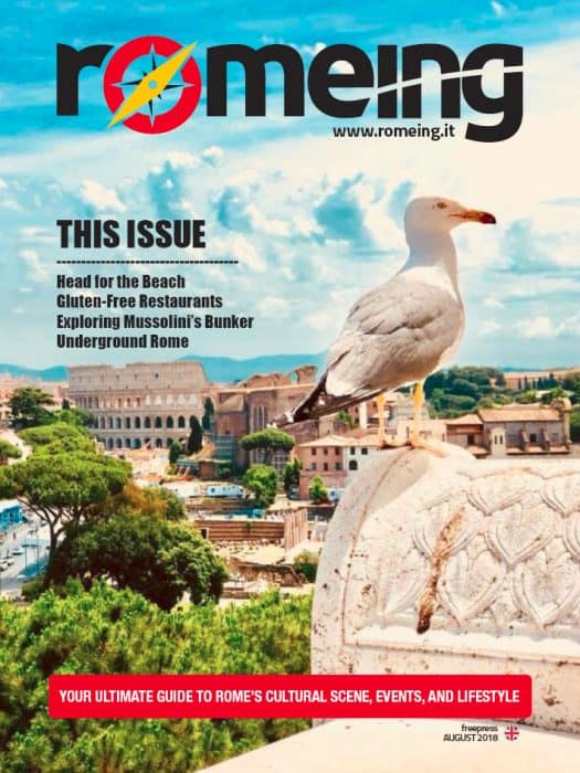 cover romeing magazine august 2018
