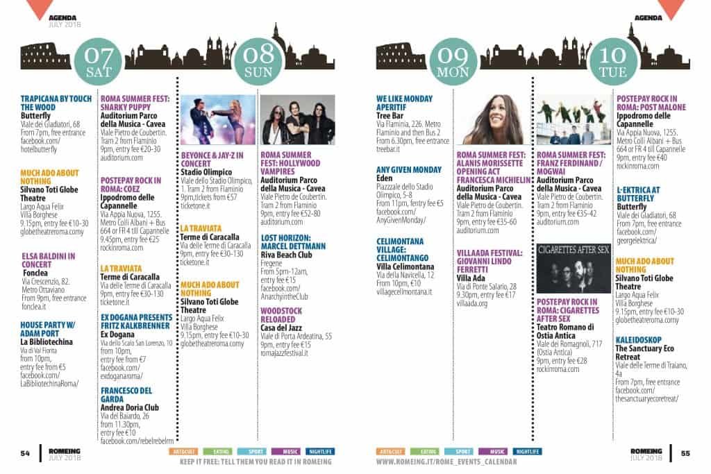 Best Events in Rome this month