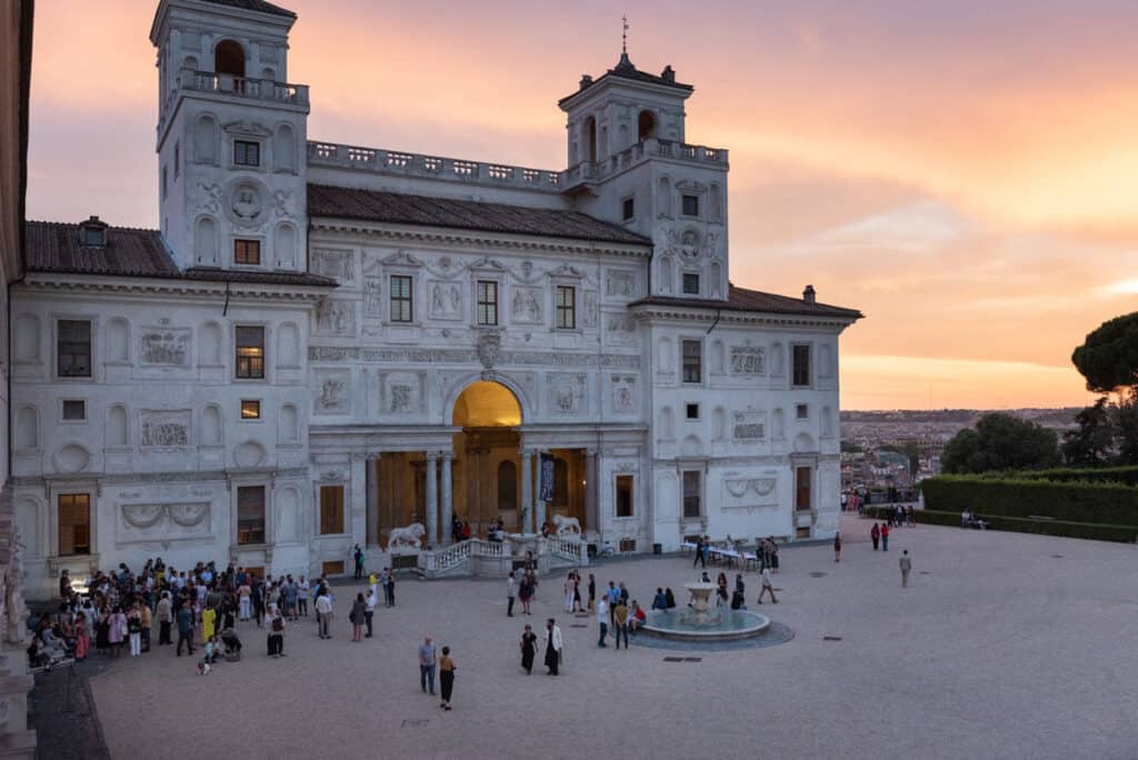 Villa Medici Rome View