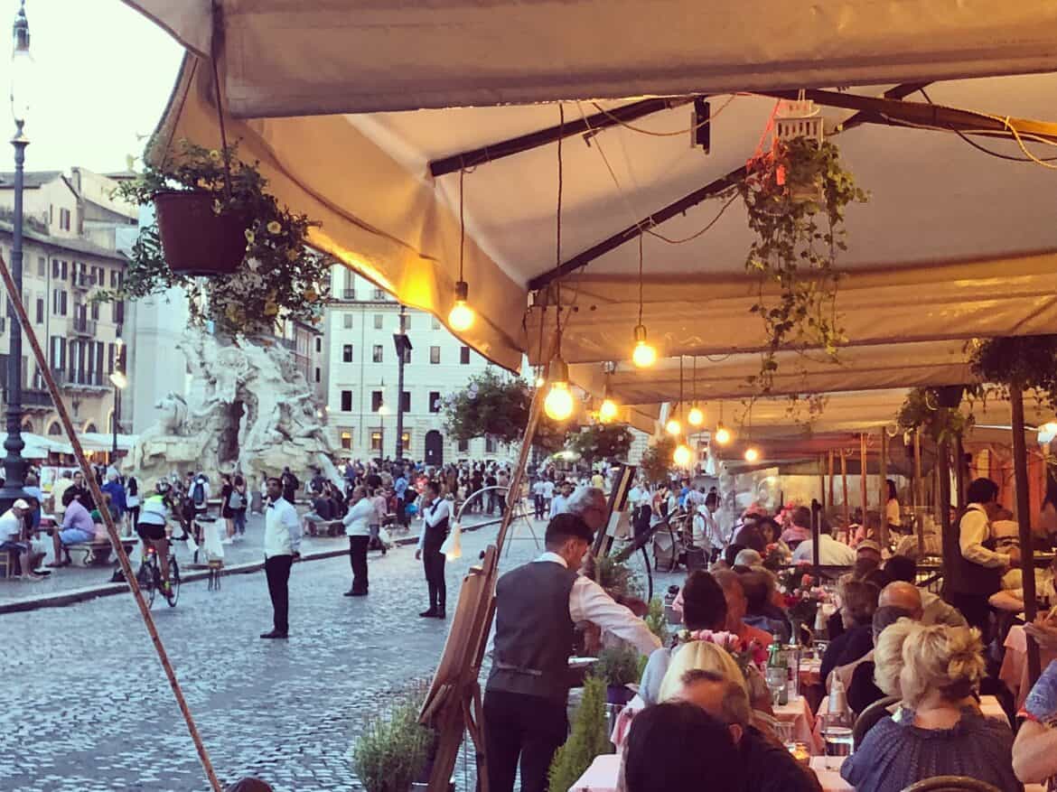 ristorante pizzeria 4 fiumi piazza navona rome