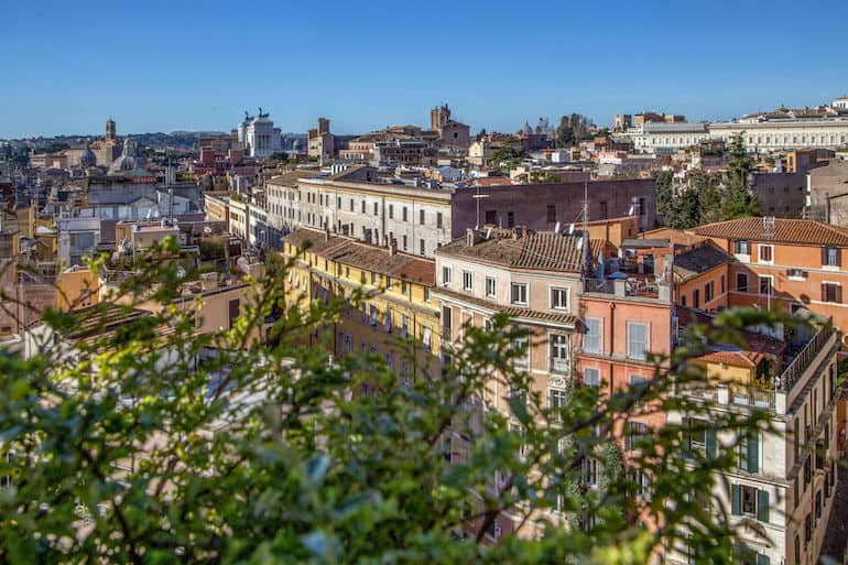 The Tiziano Terrace Rooftop Bar at Rome's Monti Palace Hotel