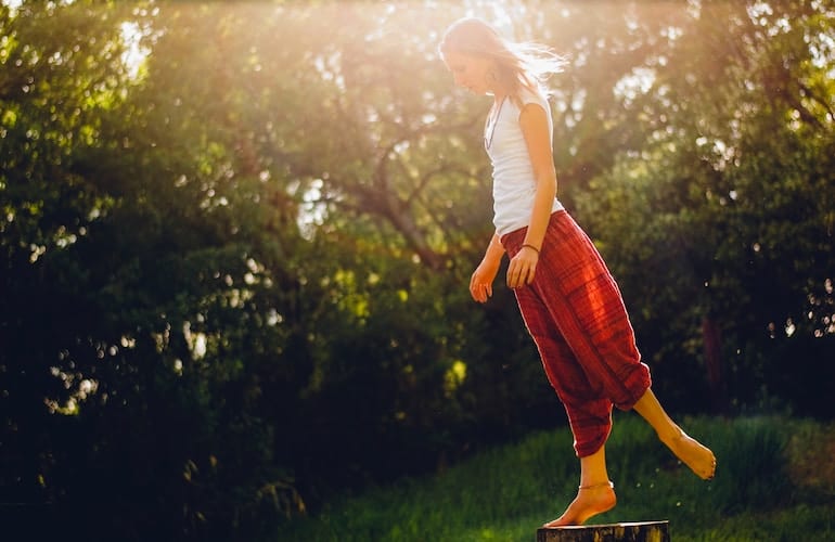 Outdoor yoga classes in Rome