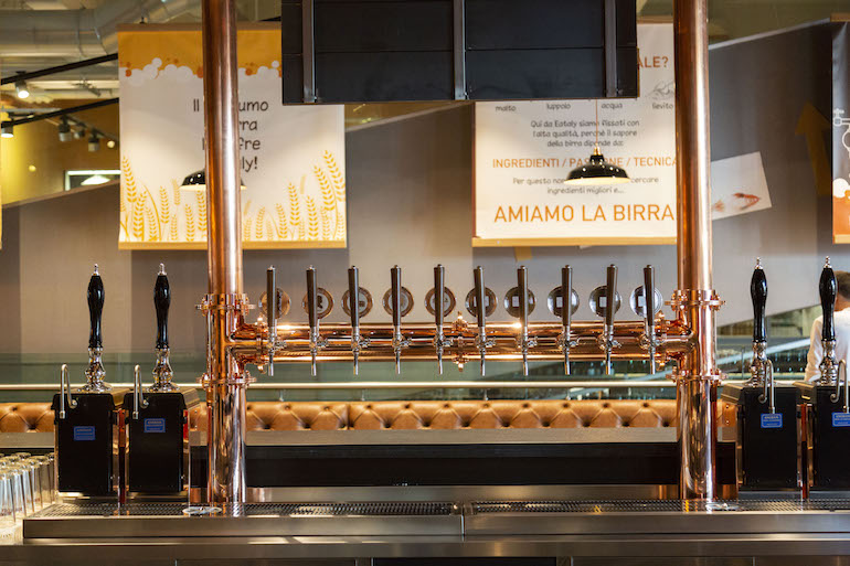 Eataly's The Brewery in Rome's Ostiense area