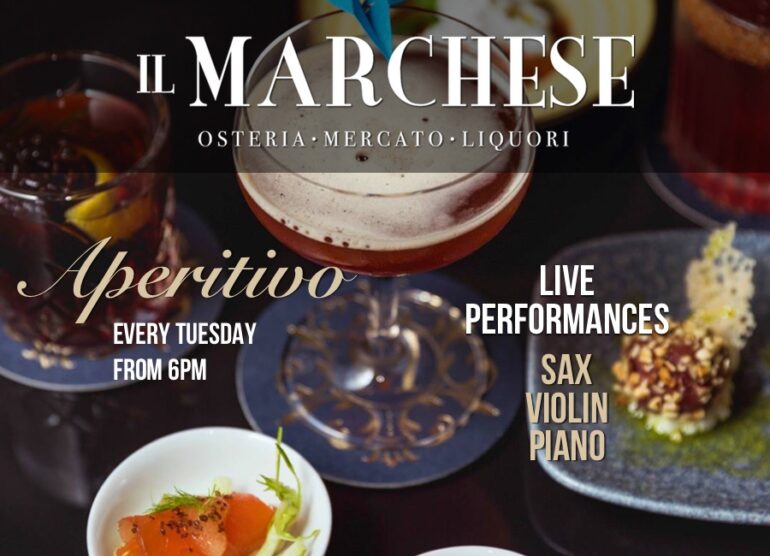 Aperitivo in Rome at Il Marchese every Tuesday