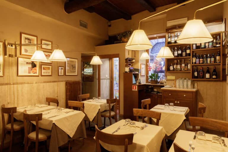 Best restaurants Rome's Centro Storico