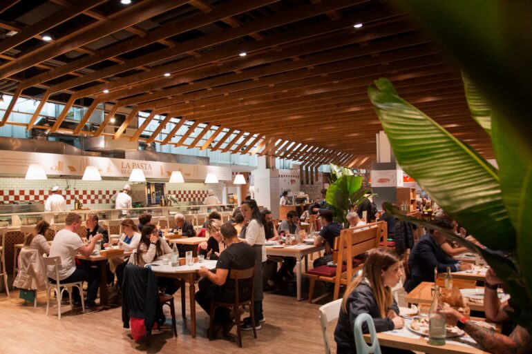 Eataly's Pizza e Cucina Restaurant in Rome's Ostiense