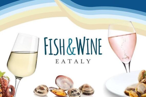 Fish & Wine Event at Rome's Eataly in August 2019