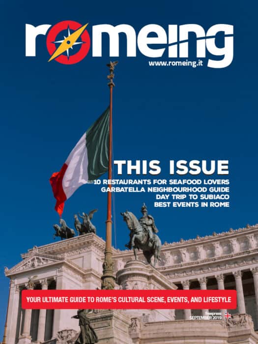 cover romeing magazine september 2019