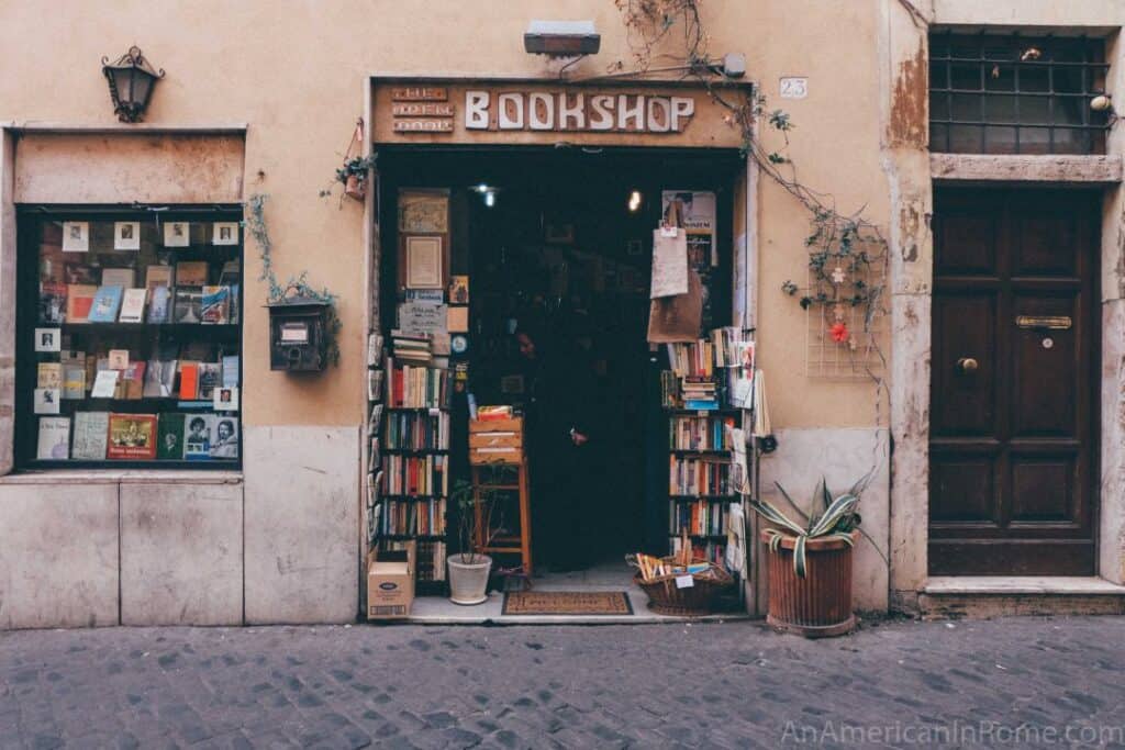 open door bookshop rome