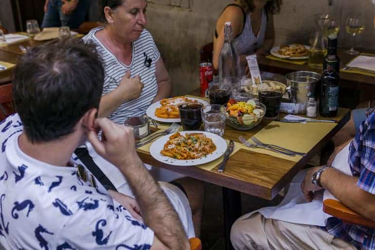Maccheroni restaurant Rome