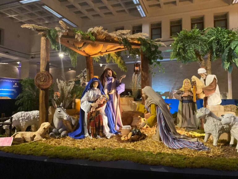 100 presepi – nativity scene display in Roome