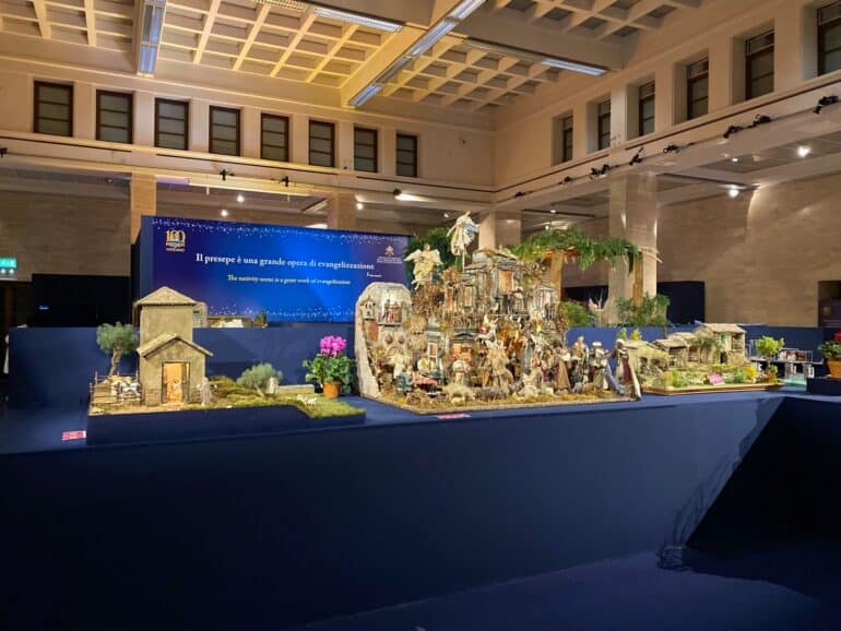 100 presepi – nativity scene display in Roome