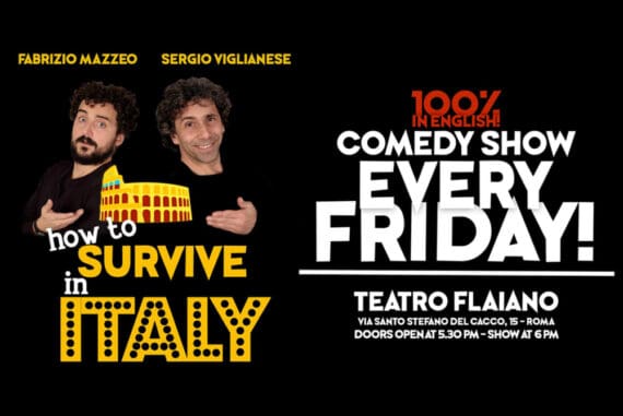 "How to survive in Italy" Comedy Show in Rome