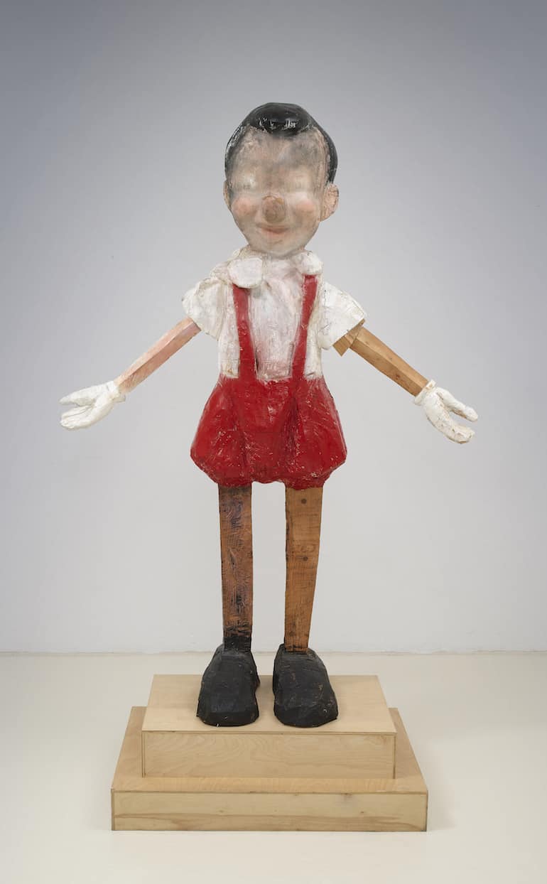 Contemporary artist Jim Dine at Rome's Palazzo delle Esposizioni