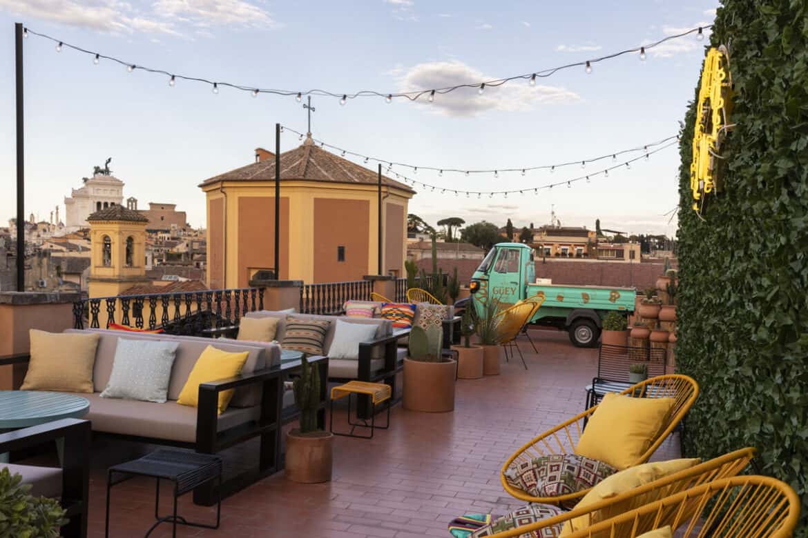 Best Rooftop Bars in Rome with amazing views Romeing