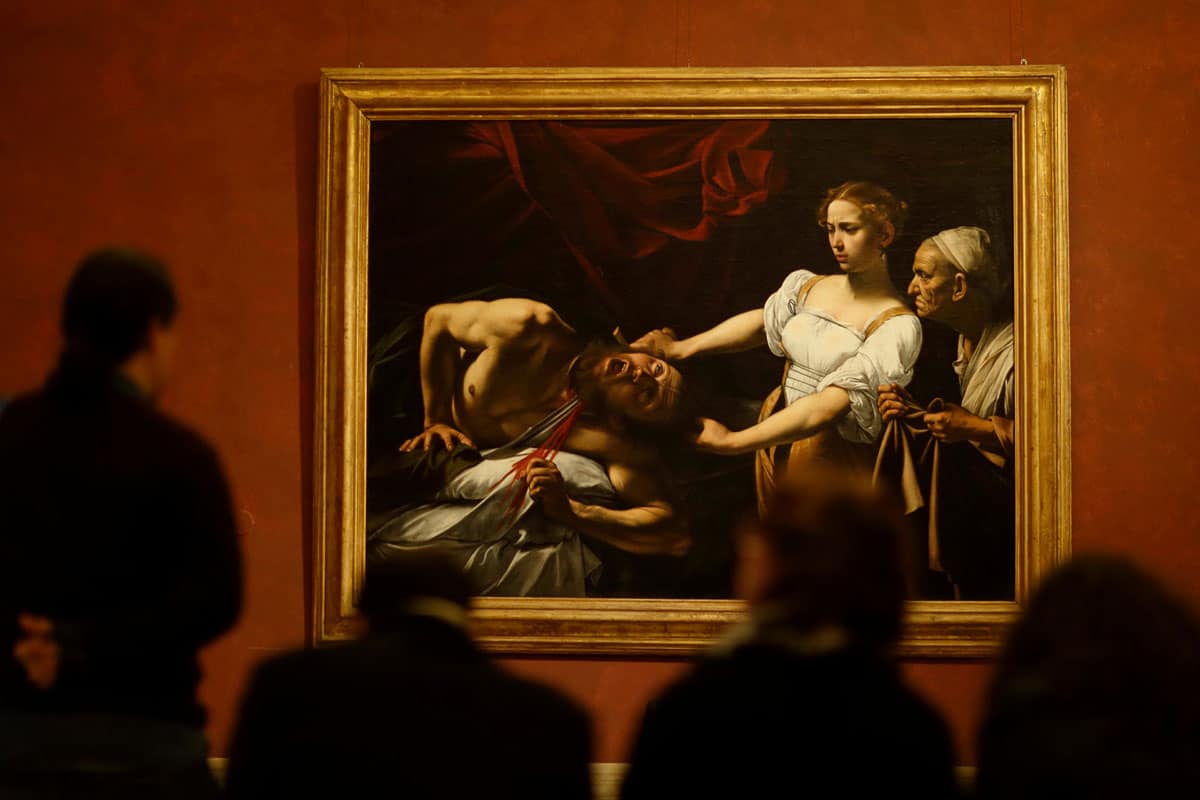 Judith beheading Holofernes caravaggio