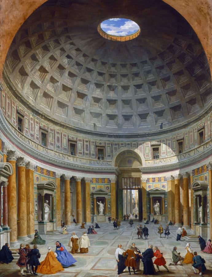 Giovanni Paolo Panini, Interno del Pantheon