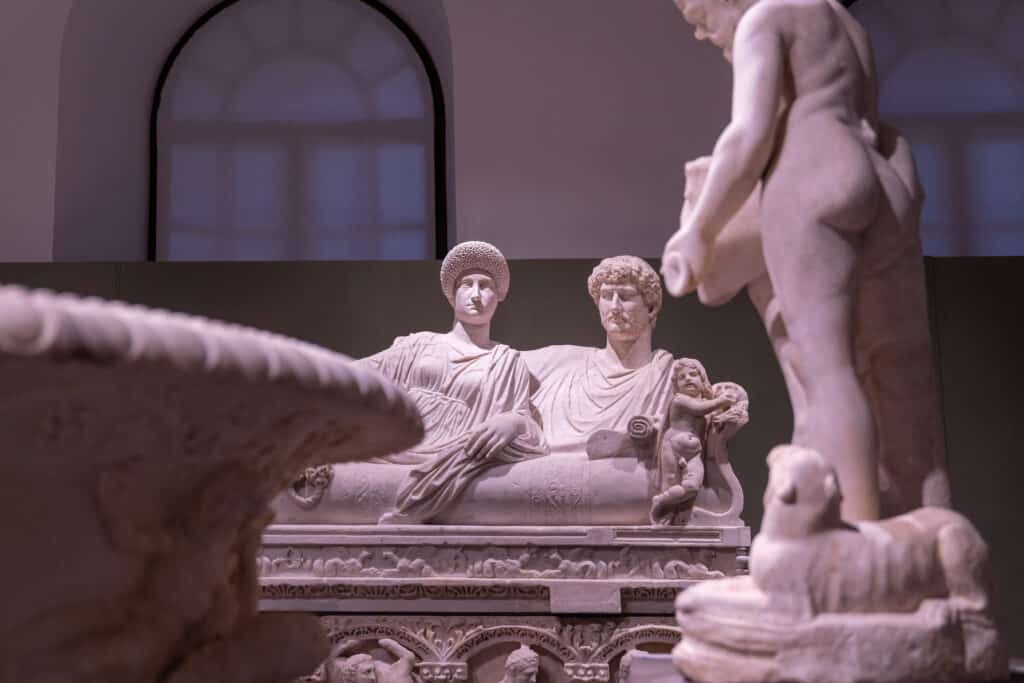 The Torlonia Marbles Exhibition in Rome.