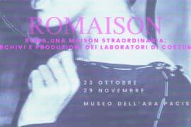 Romaison 2020 Exhibition at Ara Pacis Museum in Rome