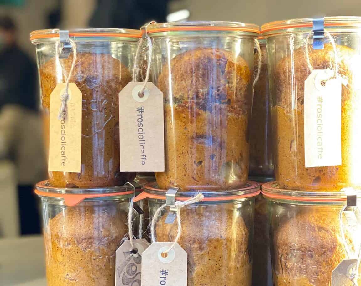 panettone vasocottura al caffe roscioli roma